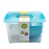 KOLORAE 100-Piece Food Storage Container Set – BPA-Free Plastic, Nesting