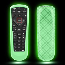 Cover for Dish Network Remote Control 52.0/54.0, Silicone TV Remote Case Skin Sleeve Glow in The Dark Green