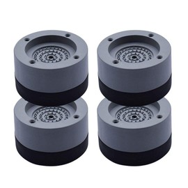Vibration Damper, Queta Pack of 4 Universal Vibration Damper Anti-Vibration Mat Washers for Washing Machine & Dryer, 4 cm