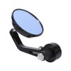 Round Motorbike Rear View Handle Bar End Rearview Side Mirrors
