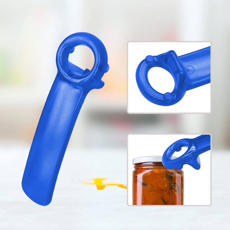 1 Pack Blue Jar-key Jar Opener The Original Easy Use