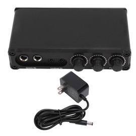 Condenser Dynamic Microphone Mixer Adjustable 3 Channel Input Sound Mixer Receiver for Club Bar Karaoke Professional Use 100‑240V US Plug