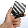 MANETURAL 14MX Hair Comb for Women, Curly Hair Picks, Mustache