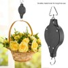 Pack of 2 Plant Pulley Adjustable Plant Hanger Telescopic Retractable