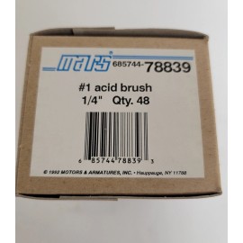 MARS #1 ACID BRUSH 1/4". 685744-78839. BOX OF 48.