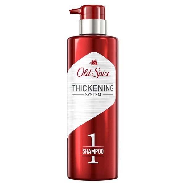 Old Spice Hair Thickening Shampoo for Men, Infused with Biotin,