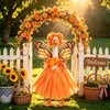 5 Pcs Butterfly Porch Goose Outfits for 17'' 23'' Lawn