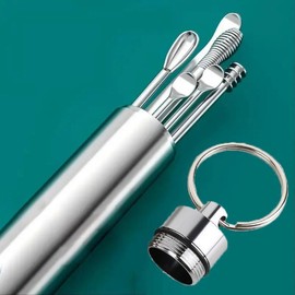 Ear Wax Removal Tool Set with Storage Tube,6 Counts/Set Ear Cleaning Kit Ear Spoons Ear Picks Curette,Ear Wax Remover Tool, Earwax Cleaning Supplies.:_PINK