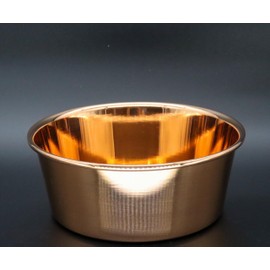 Shinkodo Hot Water Tub, Diameter 8.3 inches (21 cm), Made in Japan, Pure Copper, Gift Wrapping Specifications