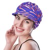 Gorra de béisbol de bambú suave para mujer, Azul verano,