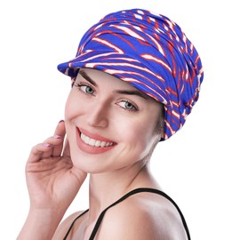 Gorra de béisbol de bambú suave para mujer, Azul verano, Talla única