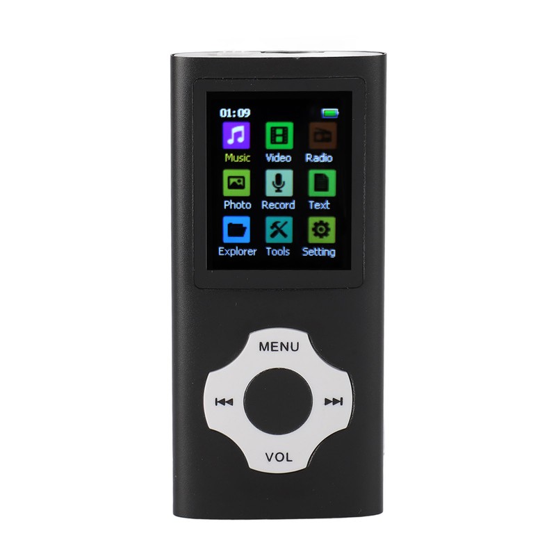 MP3 Player HiFi Lossless Rechargeable 1.8in TFT Screen Portable Music
