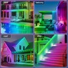 zoegi 200ft Outdoor LED Strip Lights Waterproof,Music Sync RGB IP68