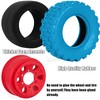 RCarmumb RC 1/10 Short Course Tires with 12MM 14MM 17MM