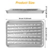 40 Pack Disposable Aluminum Broiler Pan For oven 13 x