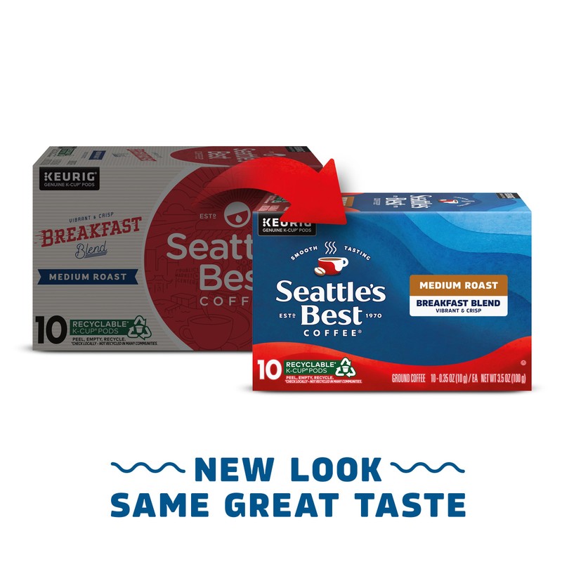 Seattle's Best Coffee Breakfast Blend Medium Roast K-Cup Pods |