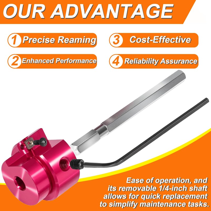 PPR100 PVC Pipe Reamer 1-Inch Aluminum Head - For Schedule