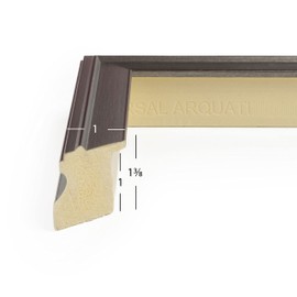 Craig Frames Elite Heritage, 18x24 Picture Frame With Glass, Brushed Nickel