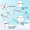 DEHOTRE Progressive Multifocus Reading Glasses Men No Line Bifocal Transition