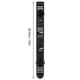 T&F 30.55 cm Aquarium Heater Guard Protector Removable Aquarium Heating Rod Sleeve Plastic Aquarium Heater Protective Cover Guard with Suction Cups