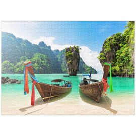 MyPuzzle Bond Island near Phuket in Thailand - Premium 1000 Piece Puzzle - MyPuzzle Special Collection by Puzzle Galaxy