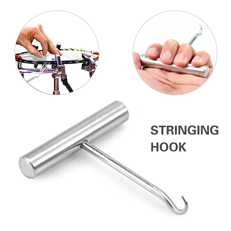 Badminton Racket Stringing Combo Tools with Starting Clamp Stringing Hook