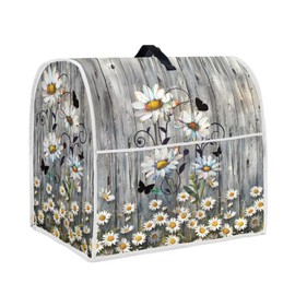 YUVAMAGIMO Daisy Stand Mixer Cover with Pockets Machine Washable Food Processor Protector Fingerprint Resistant Kitchen Appliance Dust Cover for All Tilt Head and Lift Bowl Model Mixers