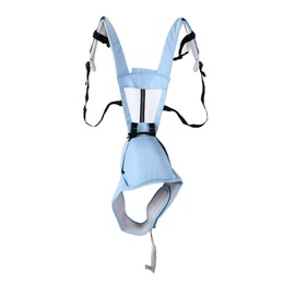 Baby Carrier Breathable Lightweight Polyester Infant Carrier Safe Front Back Carrier with Adjustable Waistband Straps for Four Seasons Sky Blue