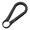 KCFEV Black Titanium Carabiner, Minimalist Keyring Key Clip EDC Quick
