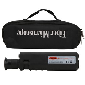 Handheld Fiber Optical Microscope End Face Detector Magnifying Glass Diagnostic Tools200X Adaptor 1.25mm