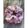 Flamingo Scrunchies Hair Tie Ponytail