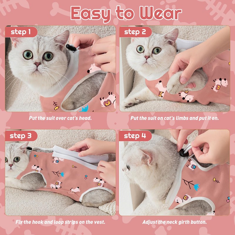 Cat Surgery Recovery Suit Cat Post Surgical Recovery Suit Kitten