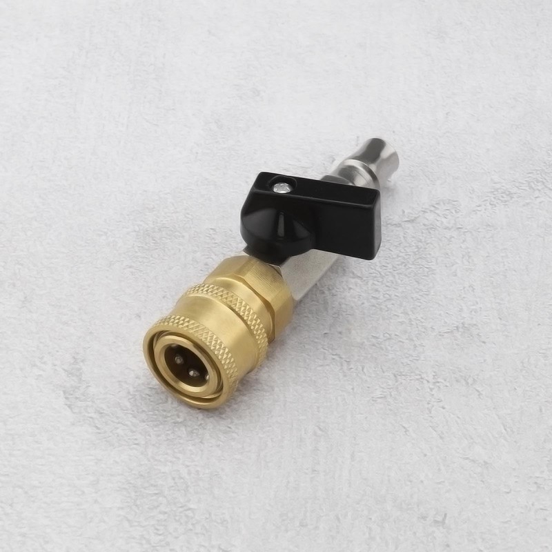 Compressed Air Quick Release Coupling Pneumatic Ball Valve Dosing Valve