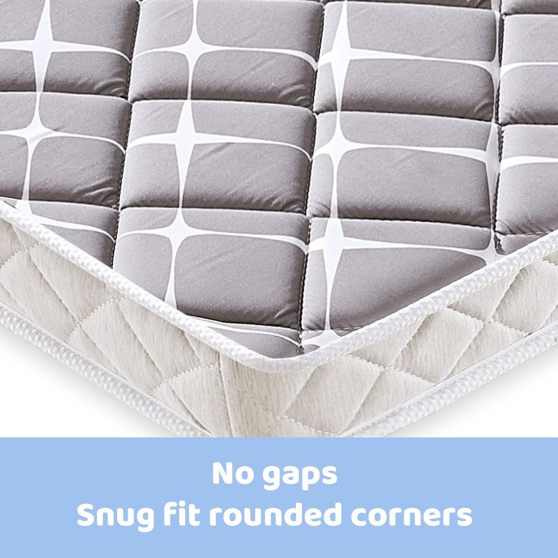 Tiankehan Mini Crib Mattress - 38x24x4 Inch- Dual Sided with