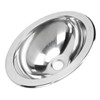 Stainless Steel Round Sink, Mirror Polished Drop In Bar Sink,