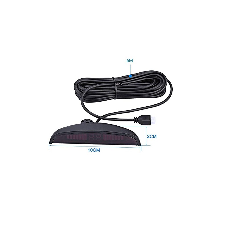 Car Reverse Parking Radar System 8 Reversing Sensors Kit with