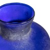 Creative Co-Op Distressed Glass, Cobalt Blue Vase