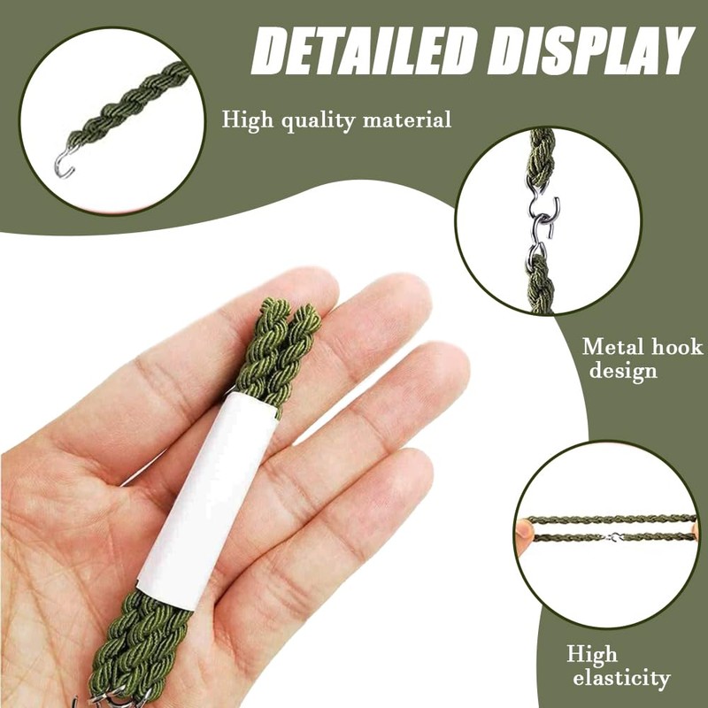 TRKETK Pack of 12 Elastic Boot Bands, Bicycle Boot Straps