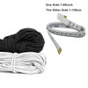 HEMYLU Elastic Cord 1/8 Inch (3MM) x 17FT, White Elastic