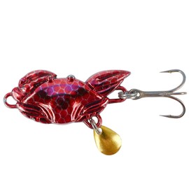 Fishing Lures for Trout,Sinking Sequin Jig Metal Spinner Lure - Swimbaits Crab Shape, Fishing Accessories, Long-Distance Casting for Bass Trout Salmon Pike Walleye