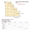 LIKERAINY 105 Degree Centre Stop Hinge 35 mm with Damper