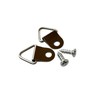 100 Pack Metal Triangle Ring Picture Hangers, D Rings Picture