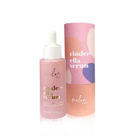 Cinder-ella Serum Melon Beauty - Suero Triple Acción Antiedad, Antioxidante e Hidratante. reparador antiedad enriquecido con Bakuchiol el retinol vegano, que unifica el tono de la piel, aporta luminosidad, disminuye líneas finas y arrugas. Todo tipo de p