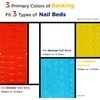 Premium Press-On Nail Adhesive Tabs 10 Sheets with 15 Sizes,