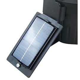 Berger & Schröter 31256 Solar Panel for Digital Wildlife Feeder Black