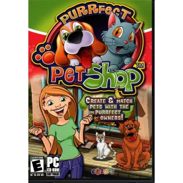 Purrfect Pet Shop (PC-CD, 2008) for Windows 98/ME/2000/XP/