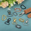 sourcing map 50 Pcs Key Chain Swivel Hook Set, Keychain