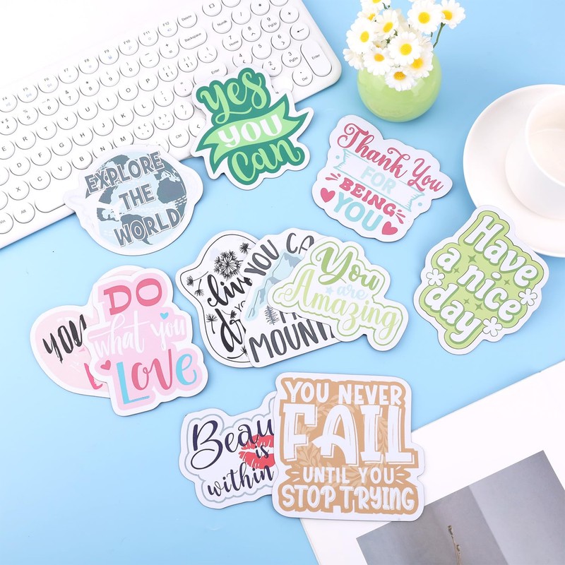 16pcs Inspirational Magnets, Positive Saying Motivational Affirmation Quotes Magnets for