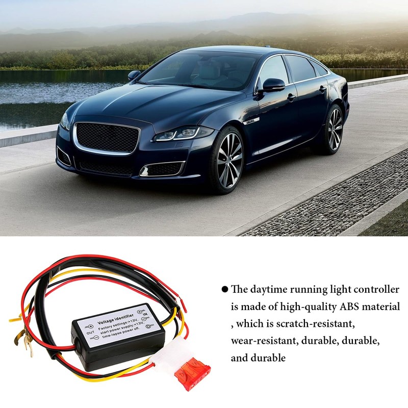CGEAMDY Controller Daytime Running Light DRL, DRL Controller Wiring Harness,