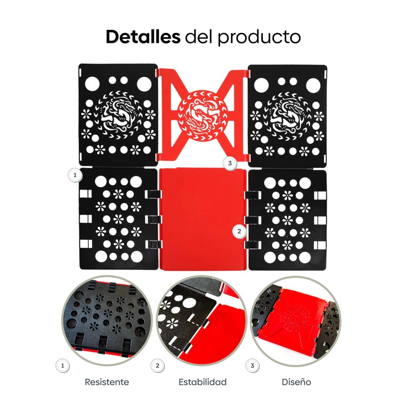 Tomt.STORE: Doblador de ropa playeras y camisas INCLUYE bolsa para